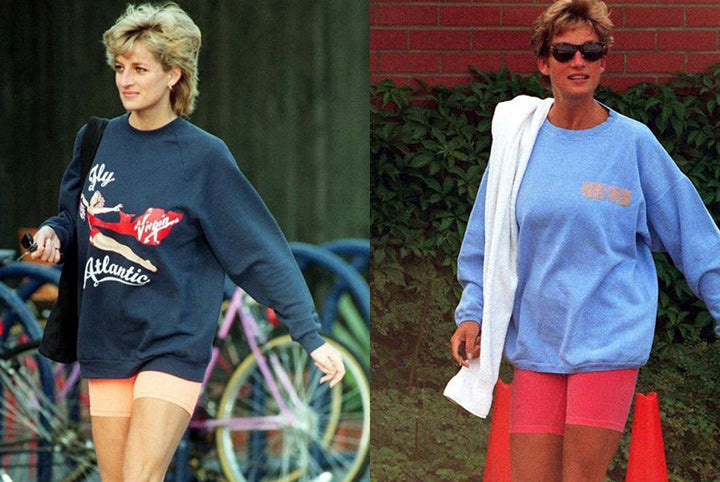 6 TIMES PRINCESS DIANA ROCKED HER BIKER SHORTS