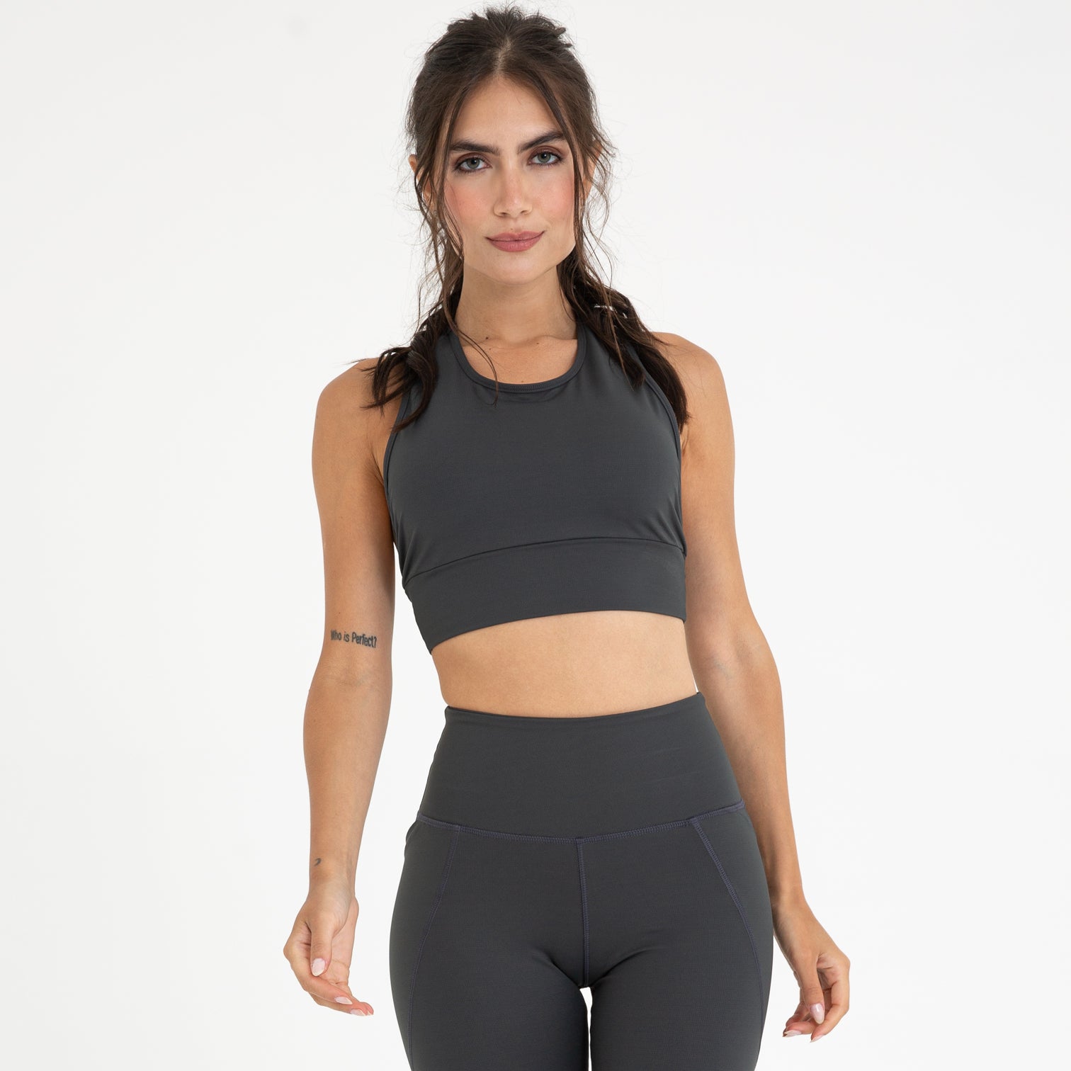 Tulle Back Sport Bra