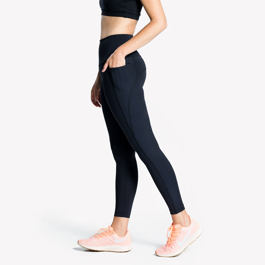 Leggings Compression Pocket Black AVE Active Woman